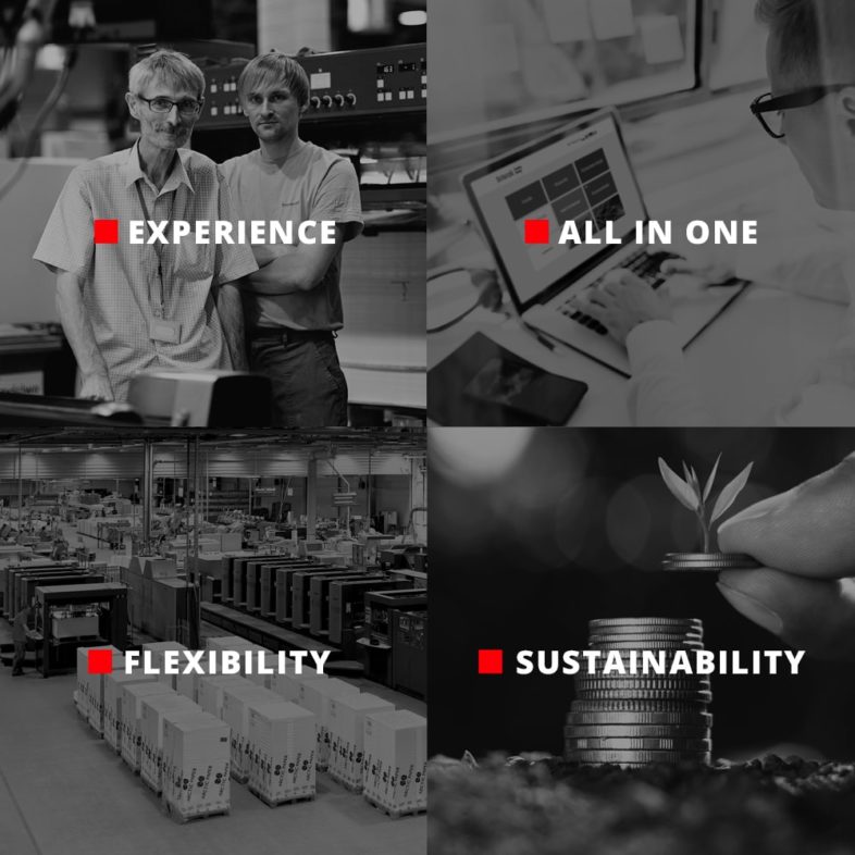 Interak Printing House – four pillars Interak Printing House - four pillars
